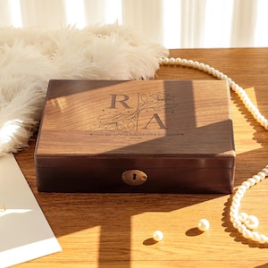 Personalisation Jewelry Box, Mothers Day Gift, Large Jewelry Box, Vintage Jewelry Box, Gift For Women Her, Custom Jewelry Box, Wedding Gift