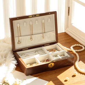 Portagioie personalizzazione, regalo per la festa della mamma, portagioie grande, portagioie vintage, regalo per le donne, portagioie personalizzato, regalo di nozze