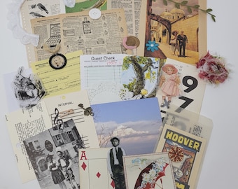 100+ Ephemeria for Junk Journaling, Scrapbooking, Mixed Media