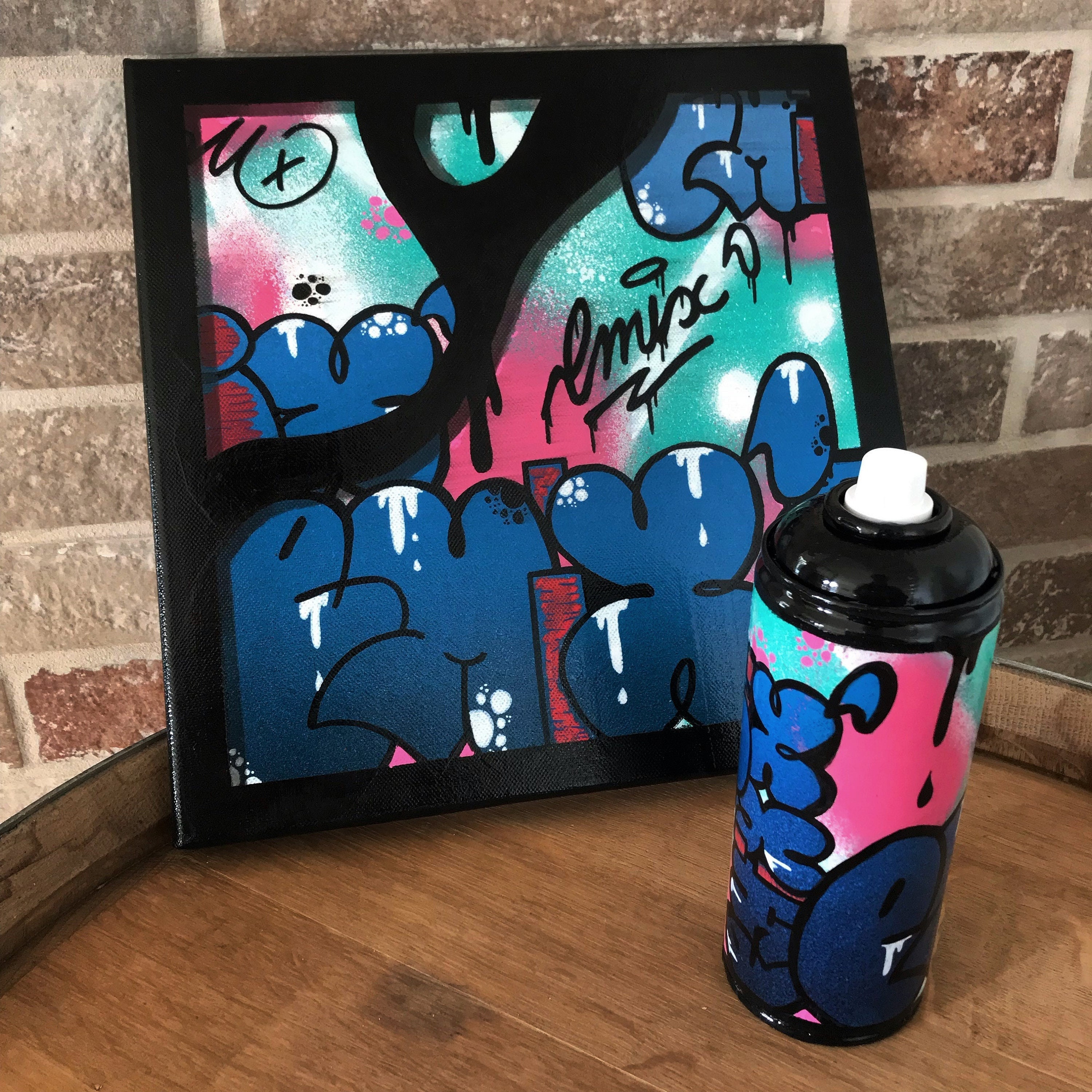 Summer Kit, Tableau + Bombe/Canvas Spray Can