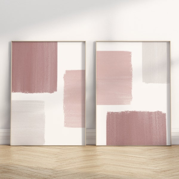 Blush Pink Wall Art - Etsy