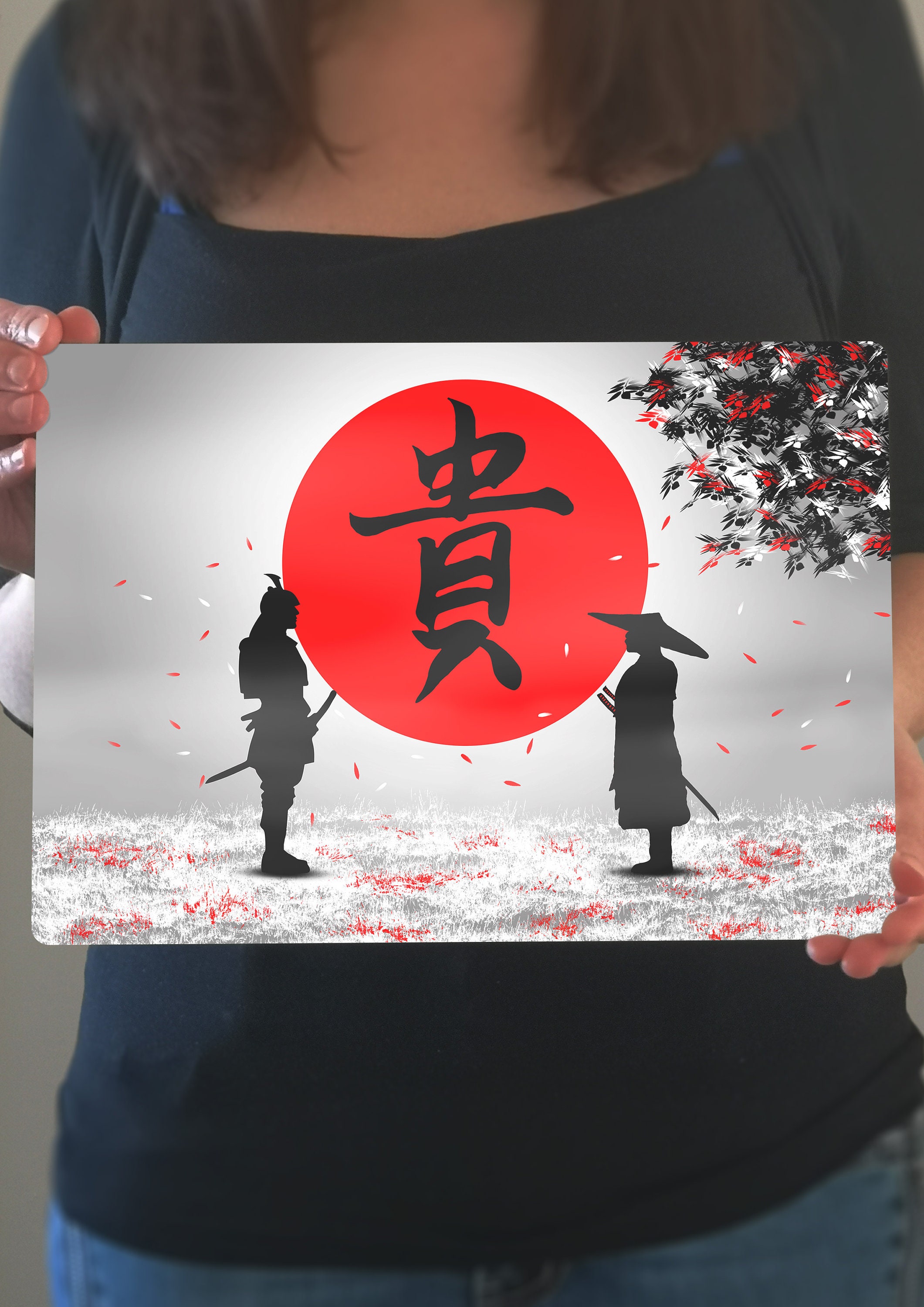 Japanese Metal Wall Art Samurai Art Warrior Wall Art Etsy UK