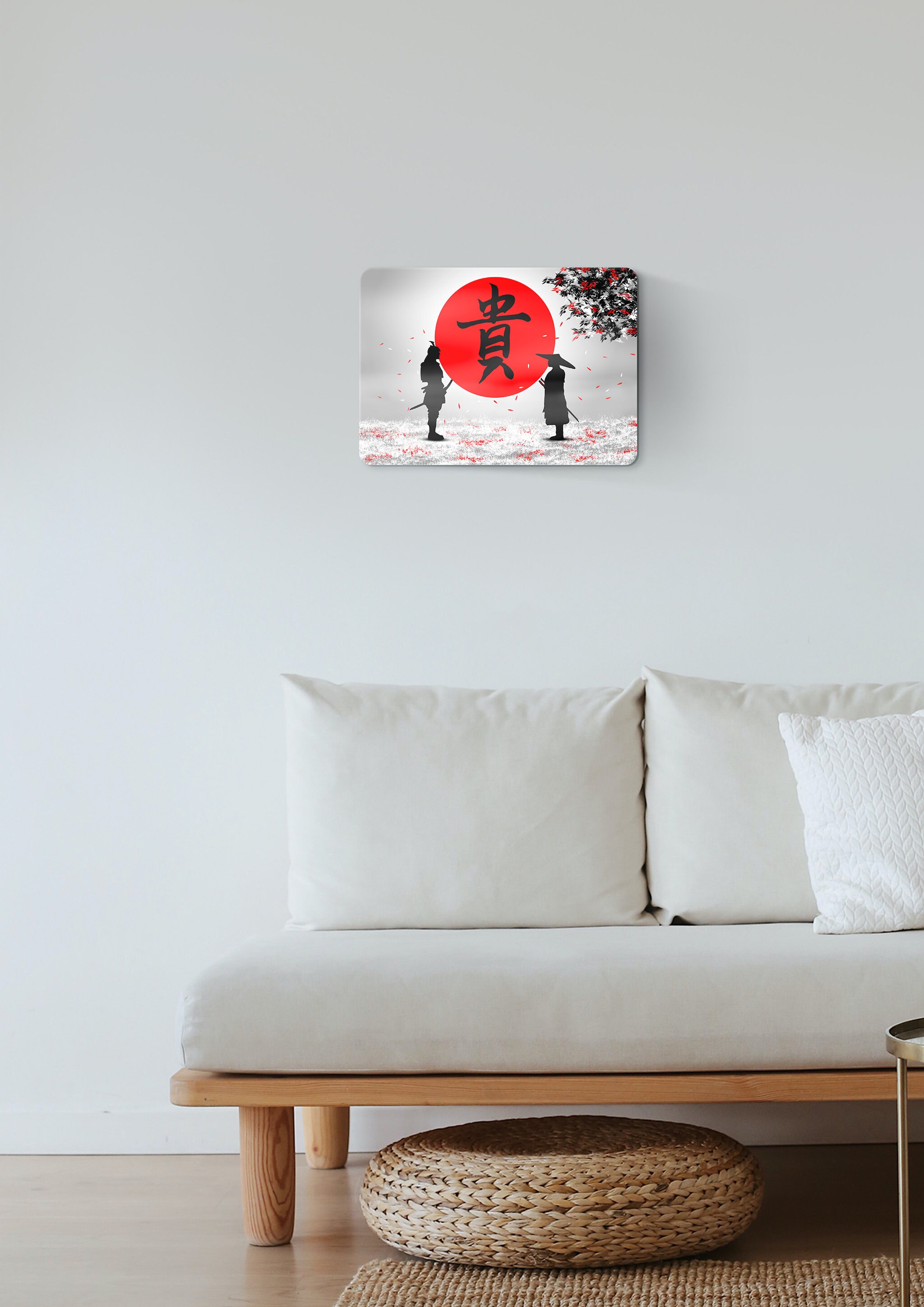 Japanese Metal Wall Art Samurai Art Warrior Wall Art Etsy UK