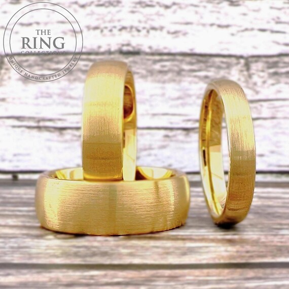 Anello Nuziale In Carburo Di Tungsteno - Finitura Spazzolata E - Foto 10