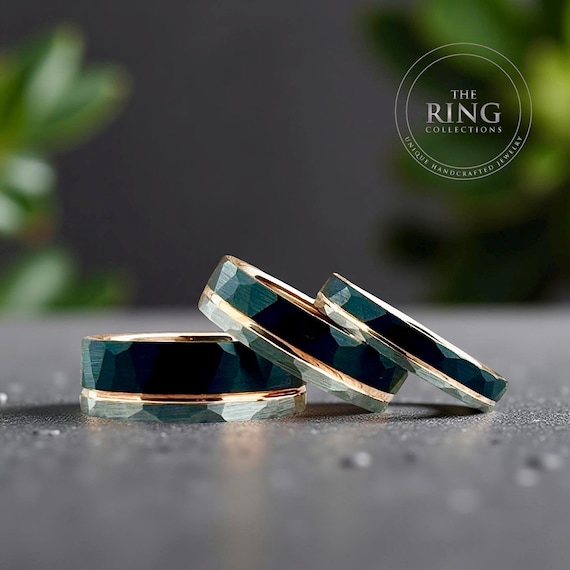 Bague De Mariage Homme En Tungstène - Modèle Classique Luxe Largeur 8 Mm - Alliances Pour Couple
