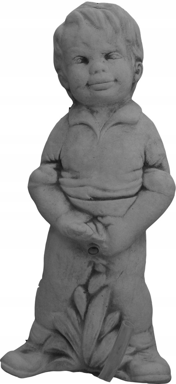 Peeing Boy Statue Garden Fountain Concrete Boy Children