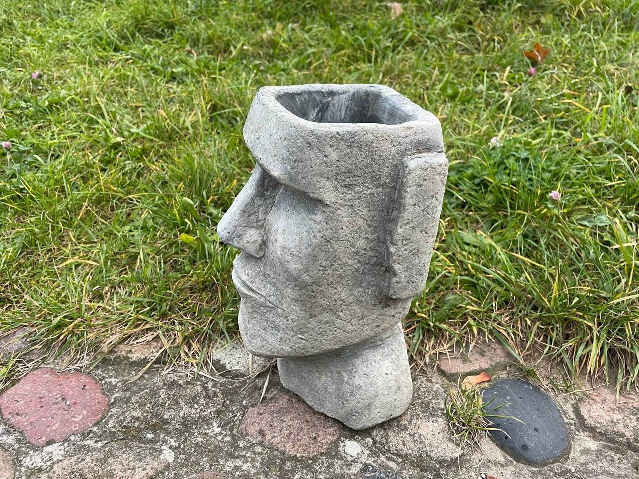 Moai Hat Embroidered Easter Island Cap Handmade Rock Face 