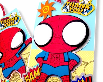 Spiderman Goody Bags, Spiderman Favor Bags, Spiderman Gift Bags, Spiderman Treat Bags, Set of 10