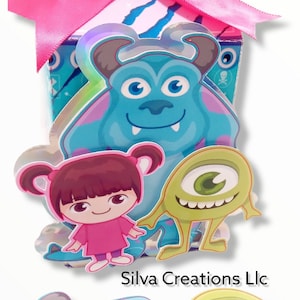 Monster Inc Party Supplies, Monster Inc Gifts, Monster Inc Birthday, Monster Inc Party Favor, Set of 10