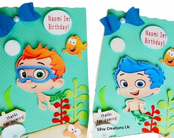 Bubbles Guppies Theme Party, Bubbles Guppies Party Bags, Bubbles Guppies Birthday, Set of 10