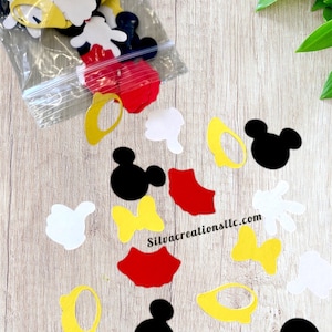 Adorable Minnie Mouse Party Confetti, Minnie Mouse Birthday Table Decor, Minnie Party decor