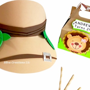 safari party hats, safari hat, jungle hat, party hats