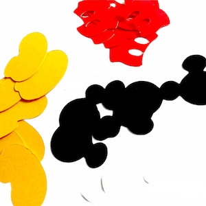 Mickey Mouse Party Confetti, Mickey Mouse Party Decor, Mickey Mouse Birthday Confetti, Mickey Clubhouse confetti