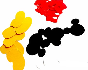 Mickey Mouse Party Confetti, Mickey Mouse Party Decor, Mickey Mouse Birthday Confetti, Mickey Clubhouse confetti