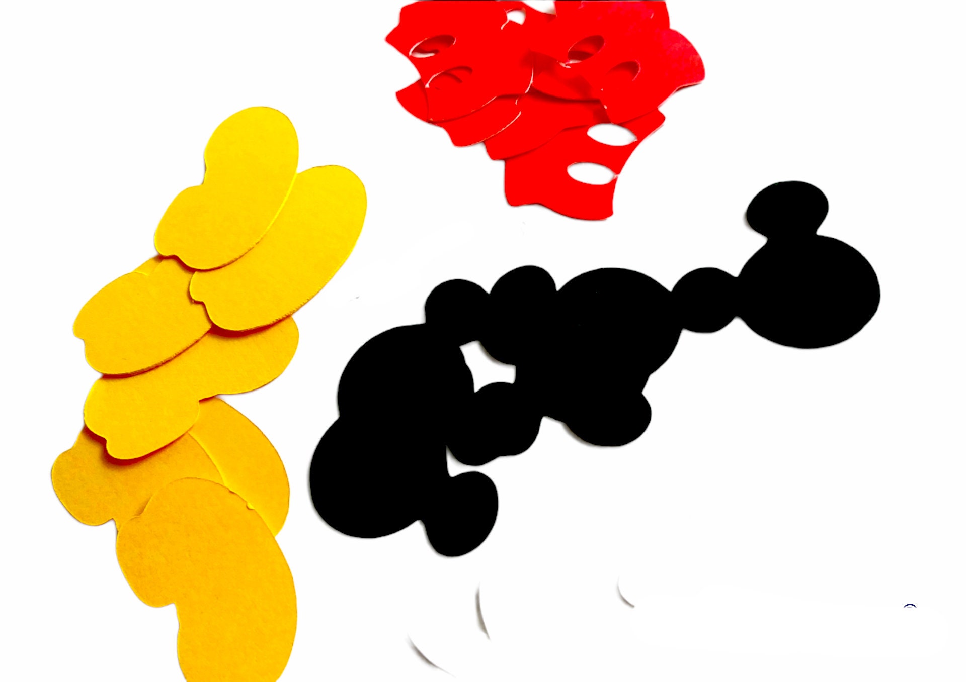 Mickey Mouse Party Confetti Mickey Mouse Party Decor Mickey Mouse Birthday Confetti Mickey Clubhouse confetti