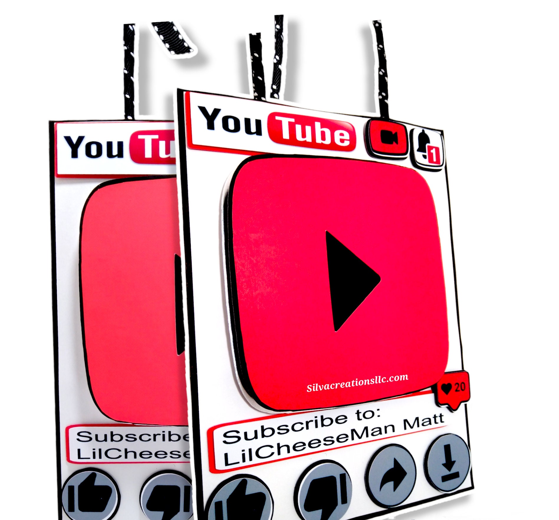 Youtube Party Theme, Youtube Party Supplies, Youtube Birthday Decoration, Youtube Party Box, Set