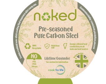 NAKED AMBITION BUNDLE- eco-friendly. 100% recyclable. Pre-seasoned carbon steel