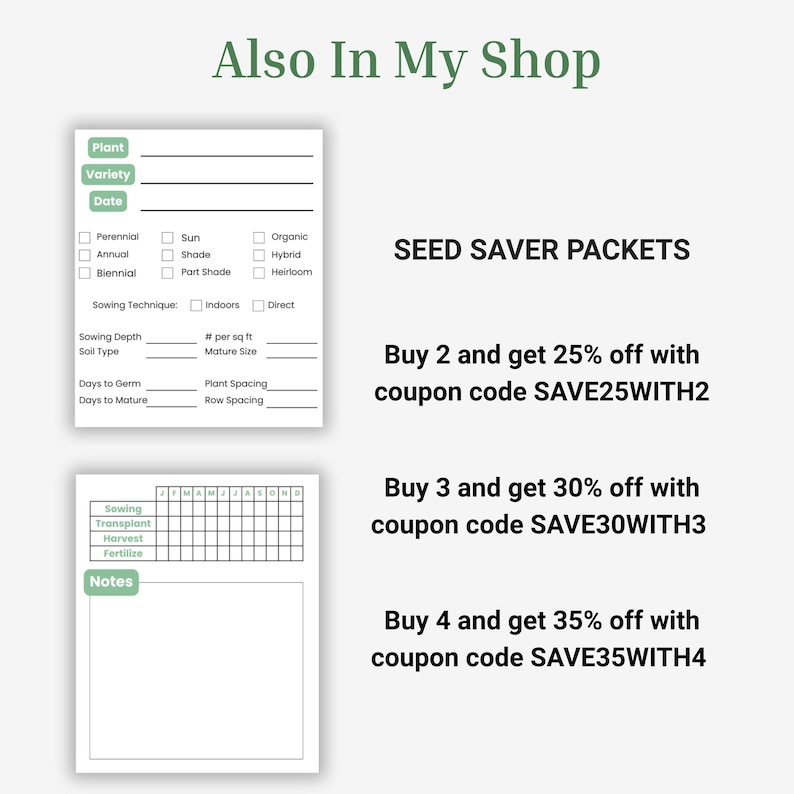 Plant Profile, Watering Schedule, Plant Care Journal, Houseplant Care Instructions Bundle, Gardening Printable, Plant Tracker, Plant Log image 9