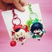 Cute Genshin PVC Figures Keychain 6 Style Pendant , Genshin Impact Keychains, Bell Pendants, Car Keychains, Small Gifts for Girls 