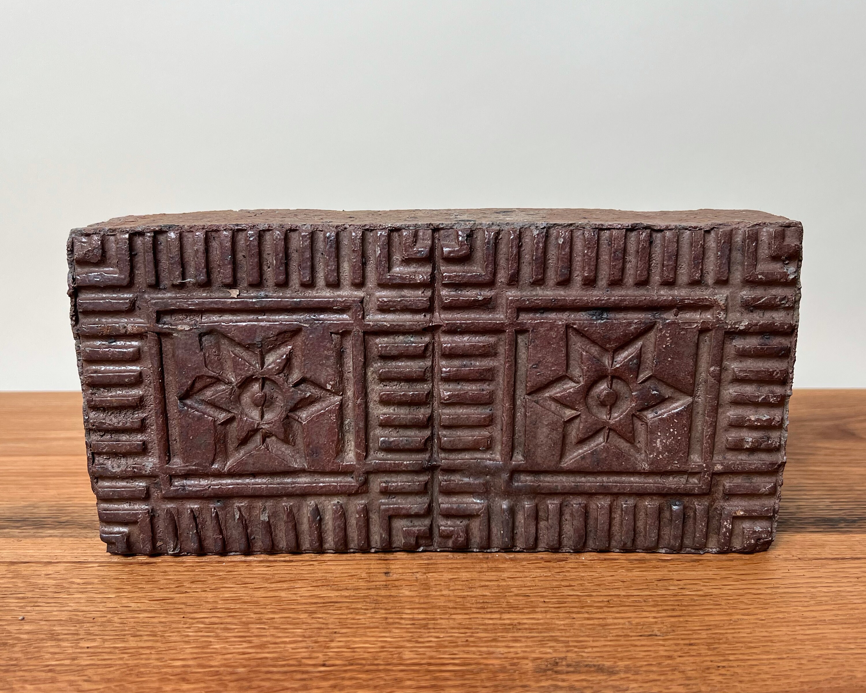 Antique Salt Glazed Nelsonville Star Brick Block - Etsy