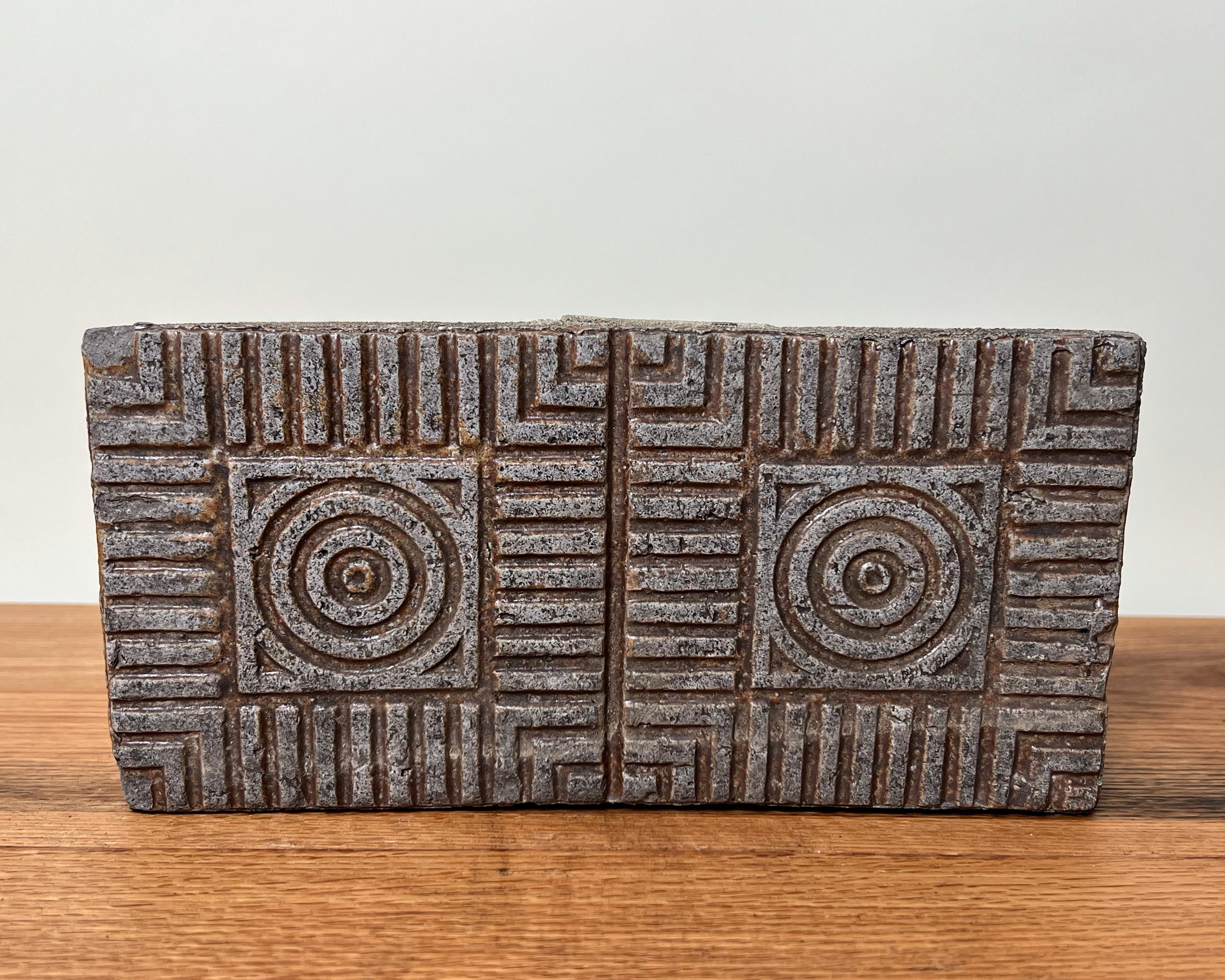 Antique Salt Glazed Nelsonville Ohio Circle Brick Block - Etsy