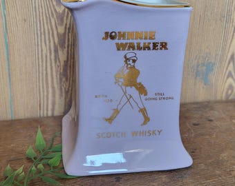 Whisky pichet / carafe vintage johnnie Walker orchies made in france