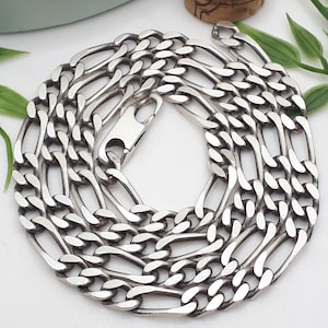 925 Silver | Magnificent, imposing, large vintage chain for men in 925 silver