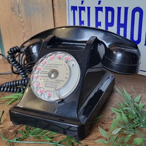 Téléphone cadran bakelite - France