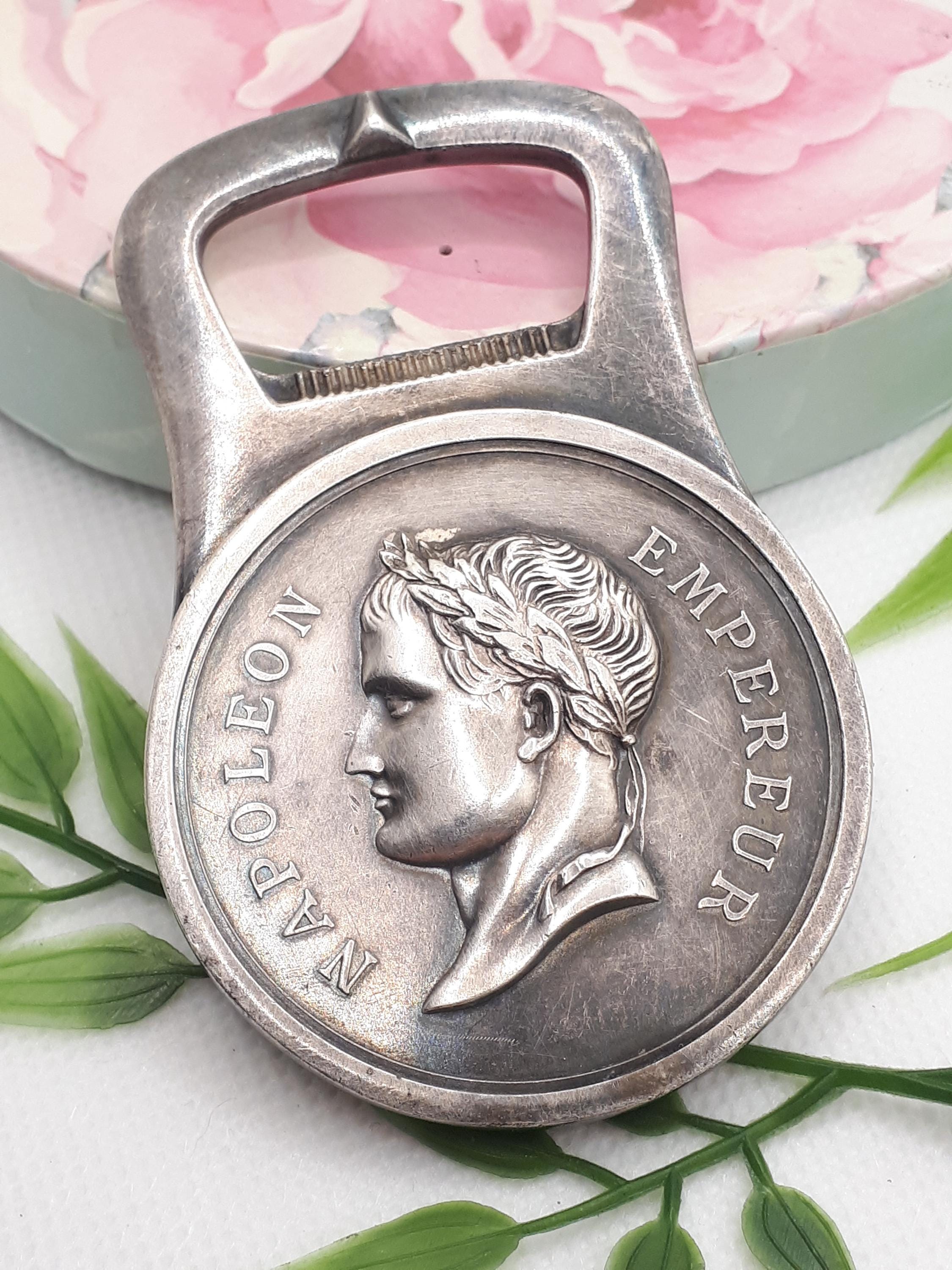 Christofle France Bottle Opener, Napoleon I Emperor, Bee Design