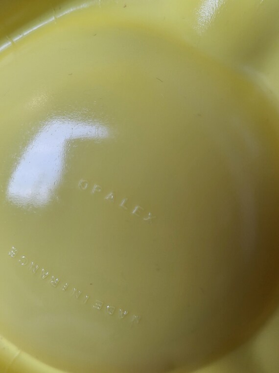 Cendrier publicitaire Ricard Opalex jaune - Label Emmaüs
