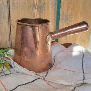 French Copper | Pretty little copper chocolate pot