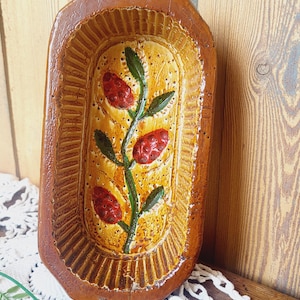 Rustic Carved Wooden Butter Mold