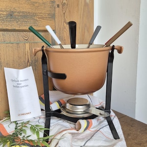 Vintage fondue le creuset - Etsy 日本