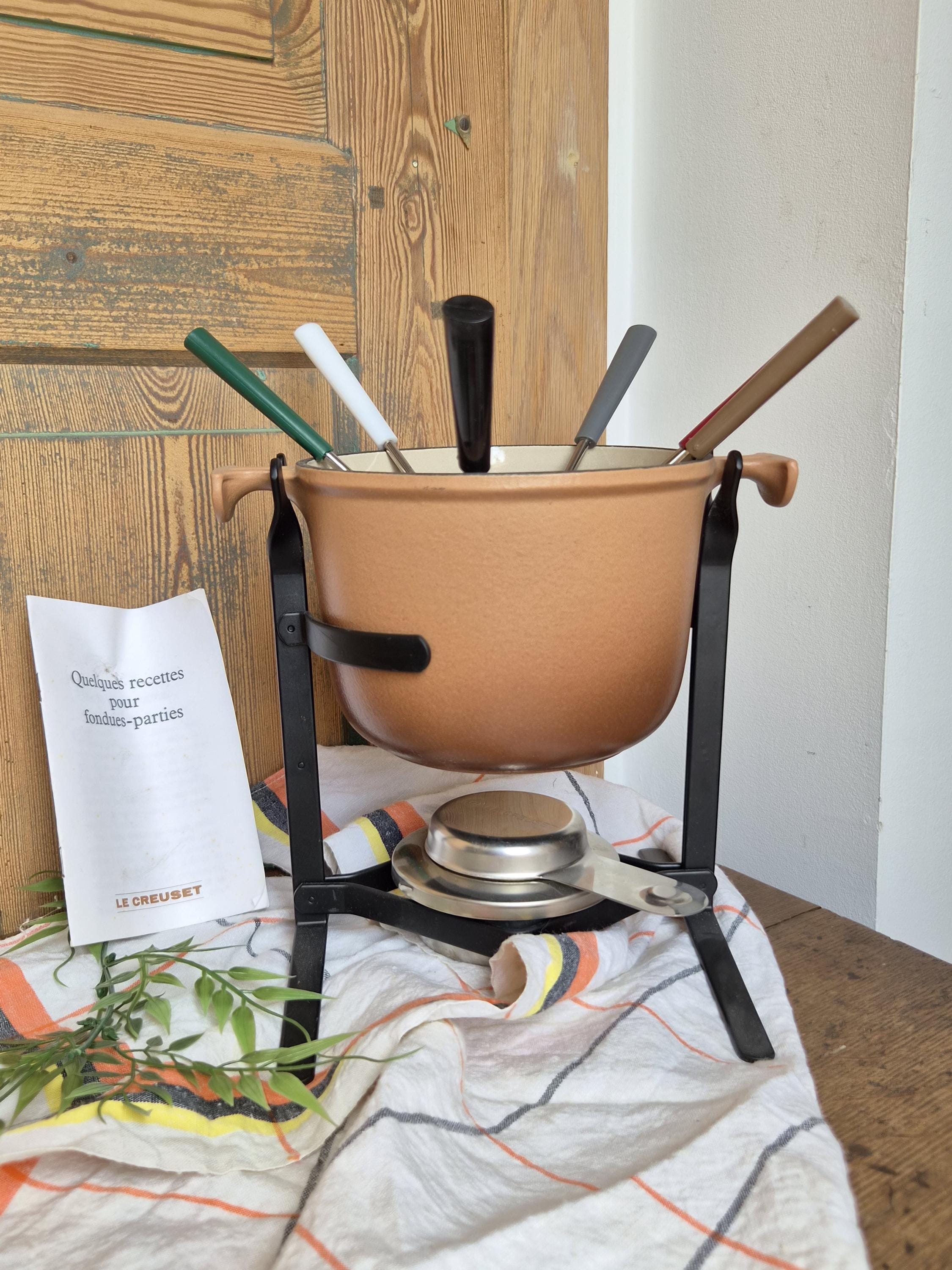 Vintage fondue le creuset - Etsy 日本
