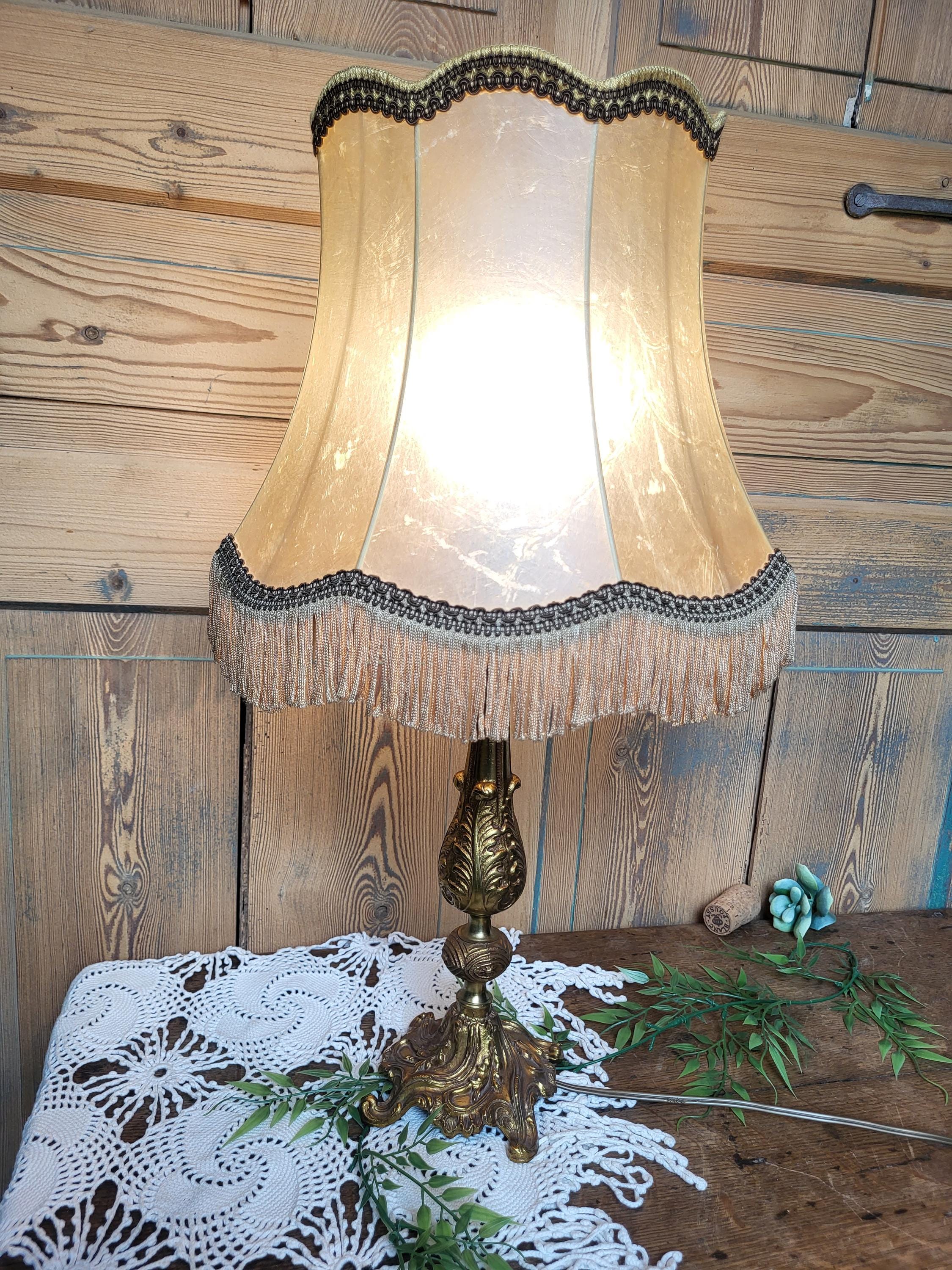 CABBAGES&ROSESキャベジスローゼズ生地テーブルランプシェードUSED Pig bladder lampshade - Etsy 日本