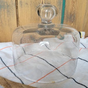 Antique glass cheese cover – Vintage table cover
