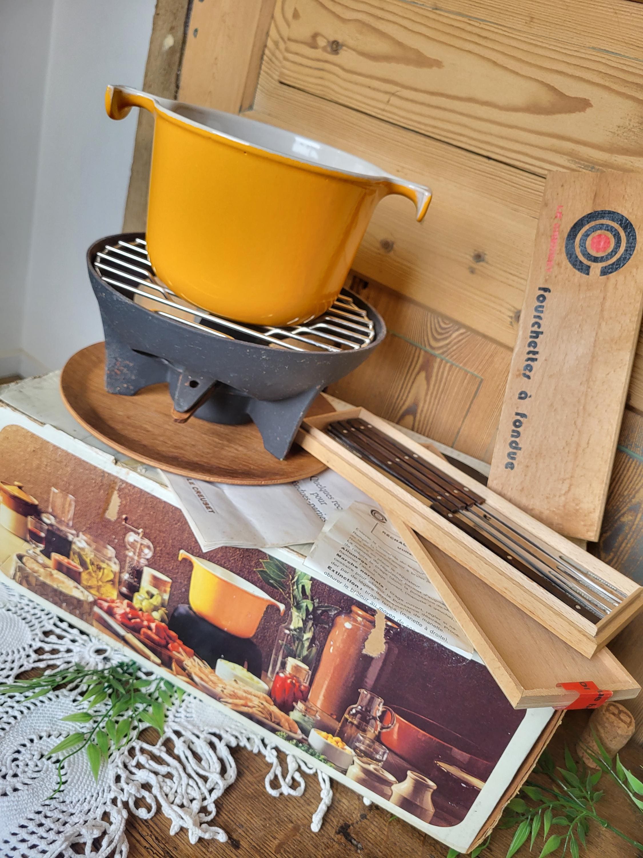 Le Creuset - Poêlon à fondue + Plat aux four (2) - Fonte - Catawiki
