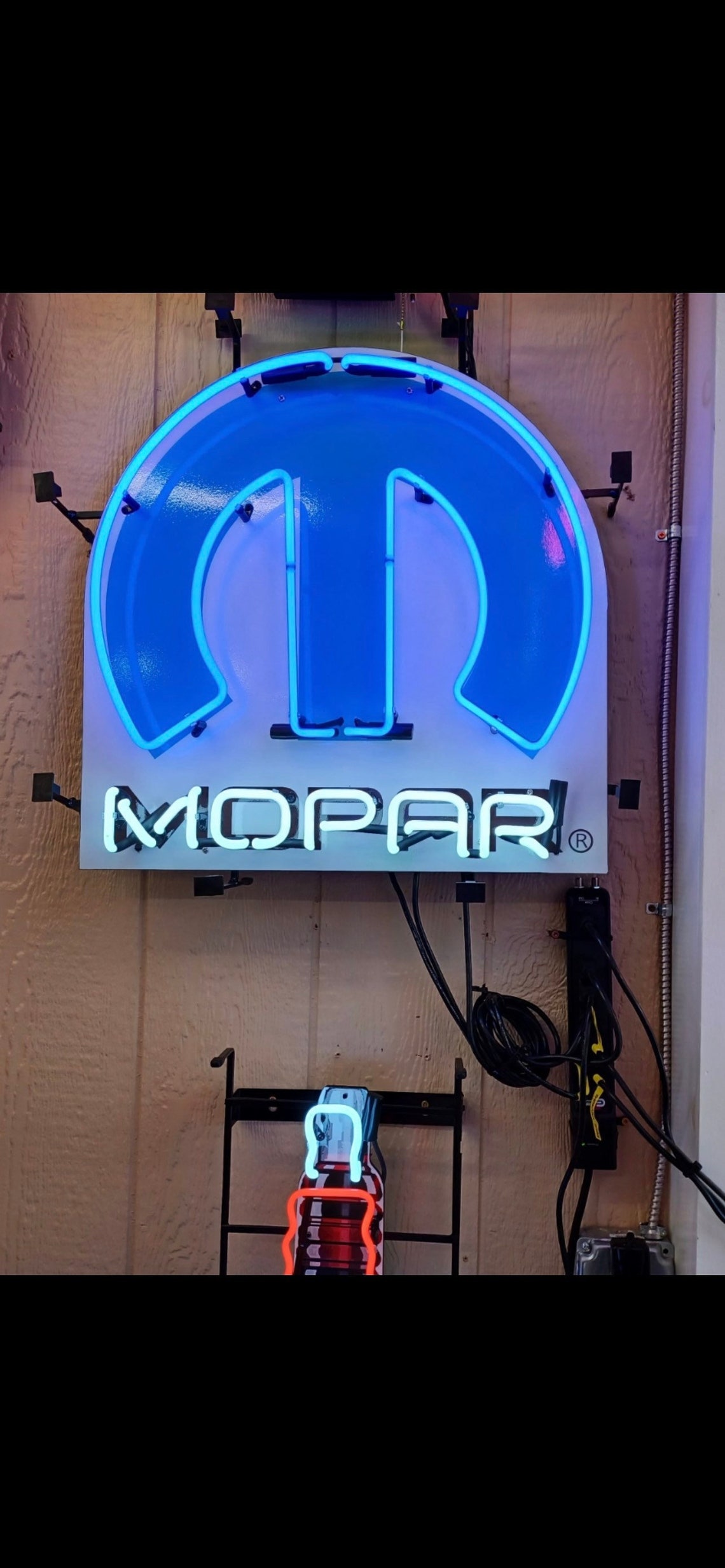 Mopar Power Neon Sign / Mopar Neon Sign / Mopar Signs / Garage Etsy