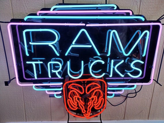Dodge Ram Neon Sign / Ram Trucks Signs / Dodge Ram Trucks Neon | Etsy