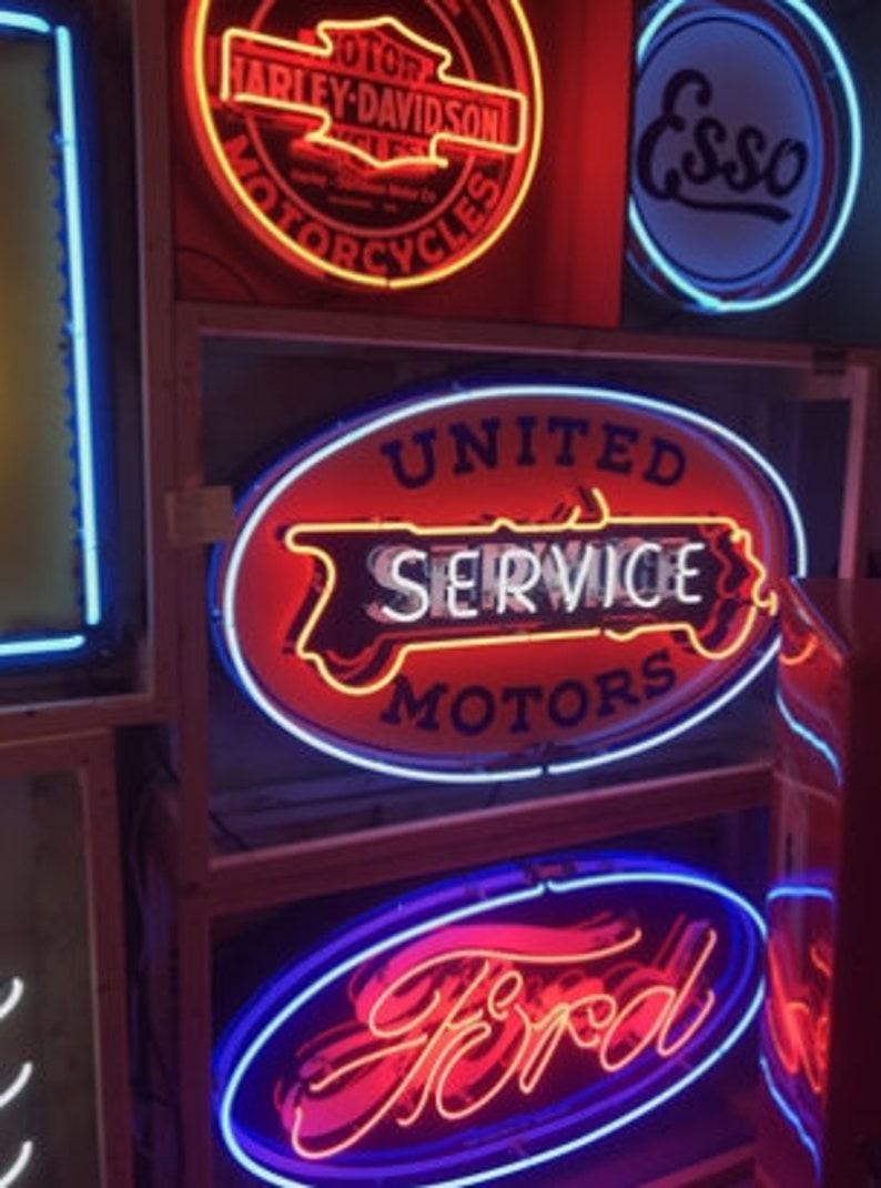 Corvette Neon Sign GM Signs / General Motors Neons / Etsy