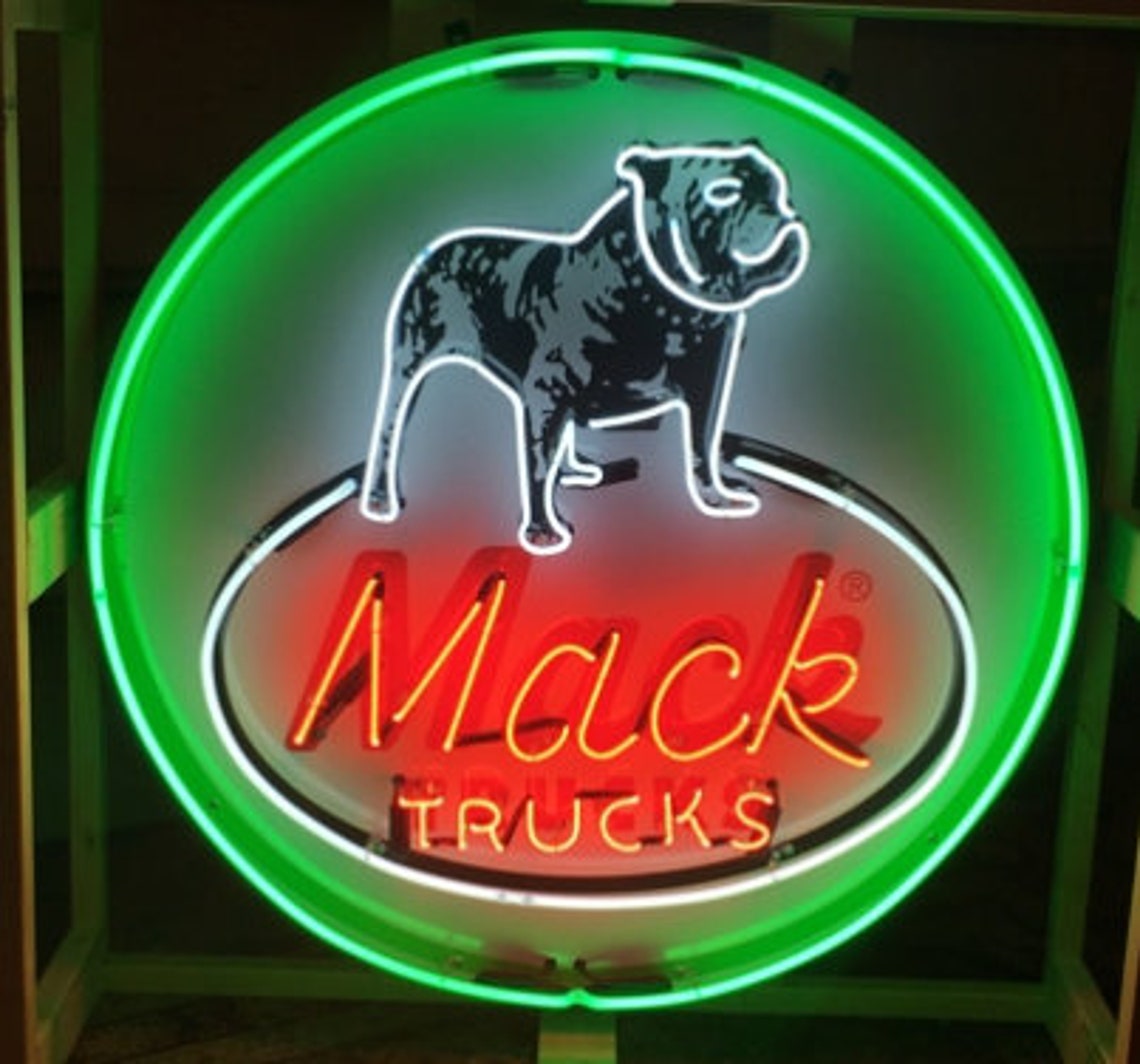 Mack Trucks Neon Sign Truck Signs / Bulldog Neons / Semi Etsy Australia
