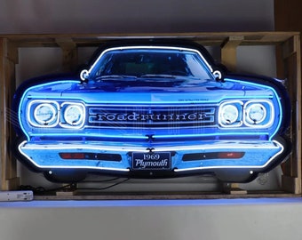 Plymouth Road Runner Neon Signs Light