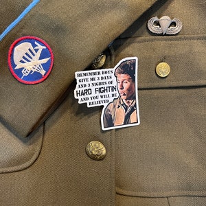 Vinyl sticker Band of Brothers George Luz Hard Fightin