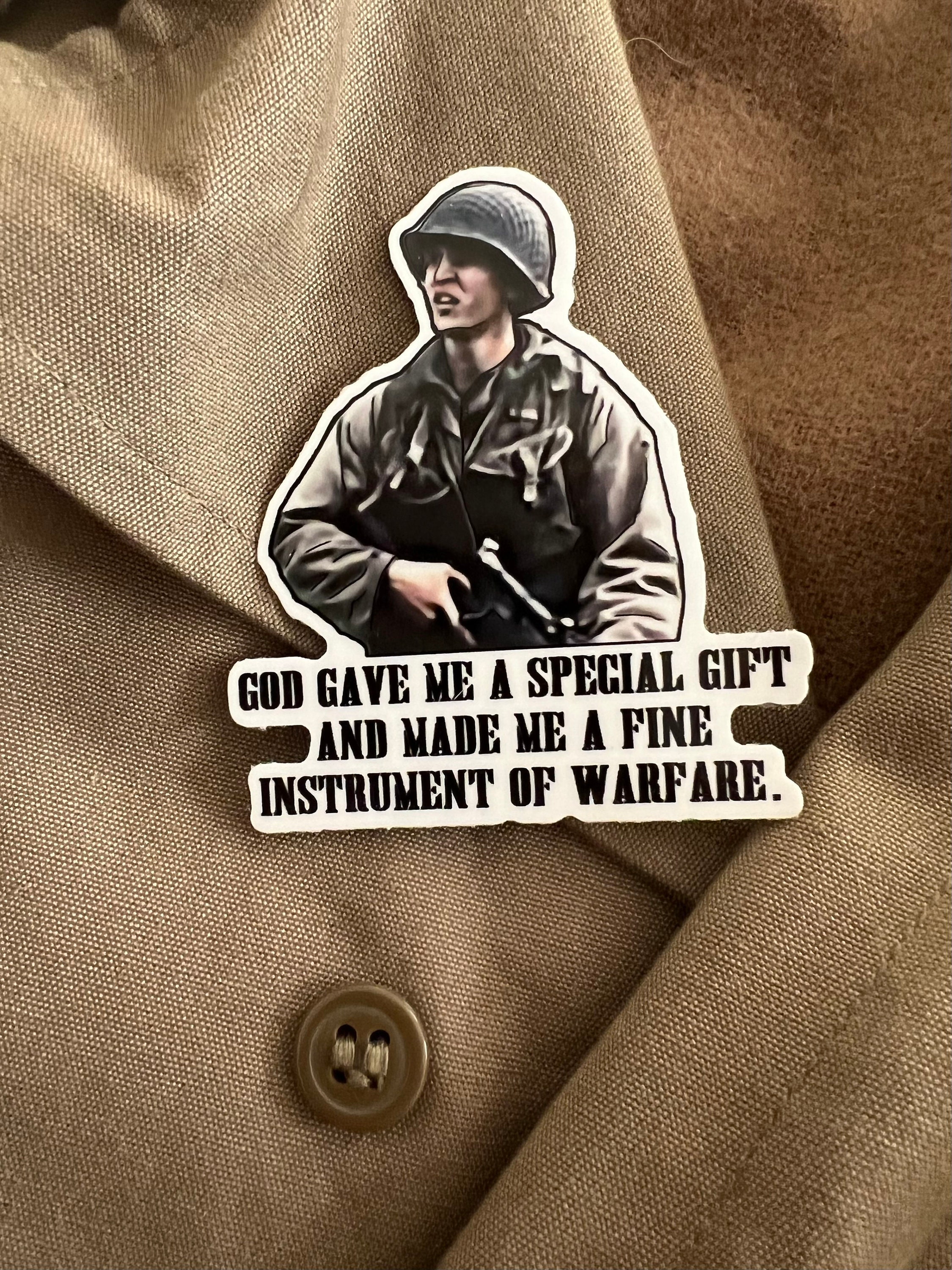 Saving Private Ryan Pvt. Jackson “god's Gift to Warfare “ - Etsy, image size:2250x3000