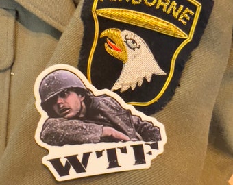 Vinyl Sticker Band of Brothers George Luz WTF