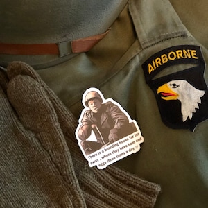 Battleground movie sticker WWII