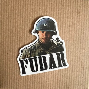 WWII Saving Private Ryan “FUBAR” vinyl sticker