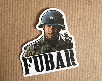 WWII Saving Private Ryan “FUBAR” vinyl sticker