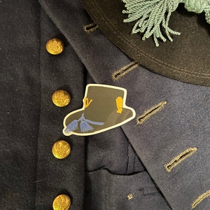 Civil War Model 1858 Dress Hat (Hardee Hat) Vinyl sticker (iron brigade)