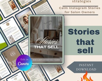 Instagram Stories for Beauty Salons | Story Selling Guide to Get More Bookings | Calm Marketing System